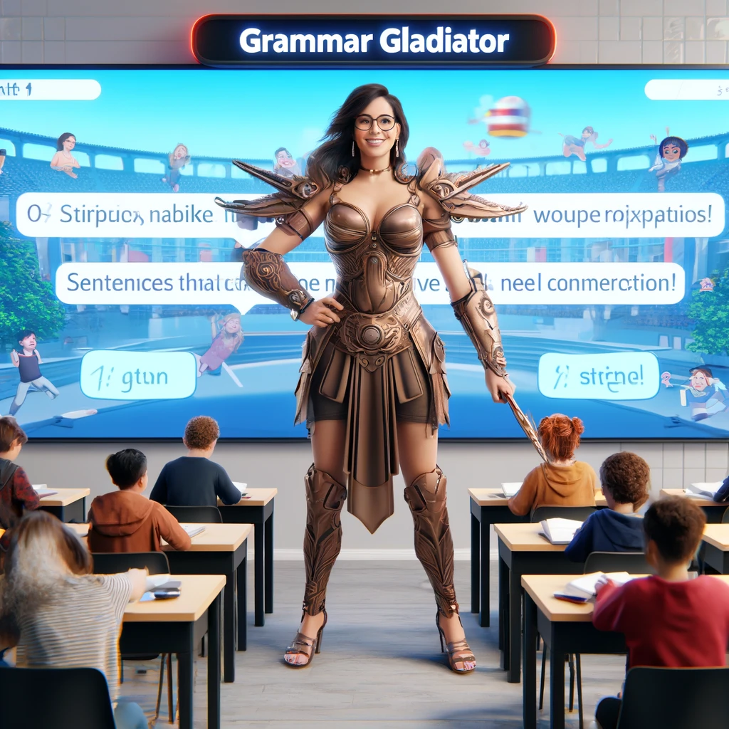 Improve Your Grammar with Grammar Gladiator Gina